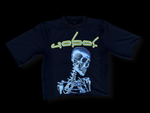 Load image into Gallery viewer, “Yellow Chrome Skeleton” Boxy Fit Tee
